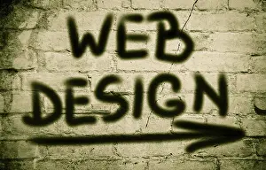 Symbolic Picture Stampe: Web Design Concept