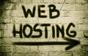 Binary Code Image Stampe: Web Hosting Concept