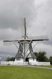 Dutch Windmill Stampe: Werdumer Muhle, Werdum, windmill