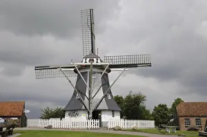Smock Mill Europe Stampe: Werdumer Muhle, Werdum, windmill