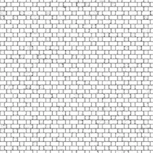 Full Frame Brick Image Stampe: A white brick wall with patterned design