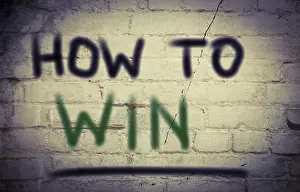 Symbolic Picture Concept Stampe: How To Win Concept