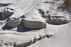 Schleswig Holstein Landscapes Stampe: Wind-formed structures in sand dune