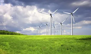 Eco Friendly Power Generation Stampe: Wind Generators