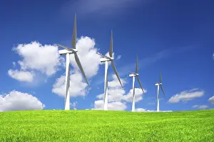 Alternative Energy Source Stampe: Wind Power Generators