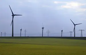 Wind Power Generation Stampe: Wind wheels