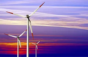 Worldwide Renewable Energy Stampe: Windmill