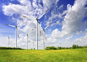Agricultural Wind Power Stampe: Windmill