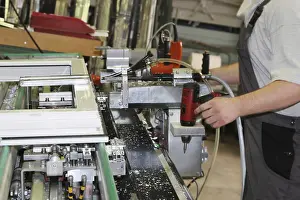 Mannheim Window Factory Stampe: Window construction, window production