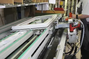 Mannheim Window Factory Stampe: Window construction, window production