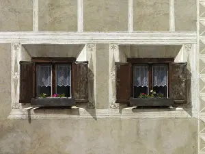 Deserted House Window Stampe: Windows in Guarda