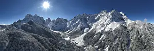 Zillertal Alps Landscape Stampe: Winter