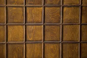 Wood Texture Background Stampe: Wood texture with checked patterns as background