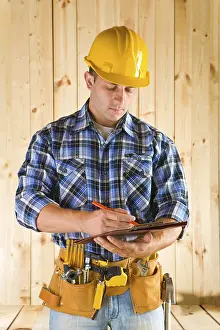 Protective Clothing Stampe: Worker write