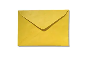 Isolated Object Photography Stampe: Yellow envelope