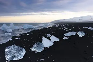 Iceberg Landscape Photography Stampe: Diamond Beach