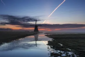 Immagini datate 27 marzo 2019: Molino olandese