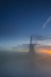Dutch Countryside Landscape Photography Stampe: Dutch windmill