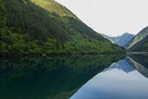 Asian Mountain Landscapes Stampe: Jiuzhaigou