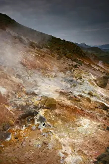 Krysuvik Geothermal Area Stampe: Krysuvik