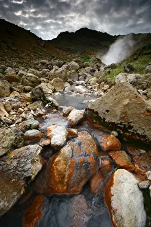 Iceland Geothermal Area Stampe: Krysuvik