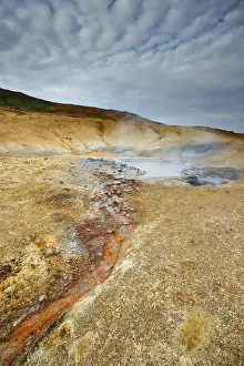 Iceland Geothermal Area Stampe: Krysuvik