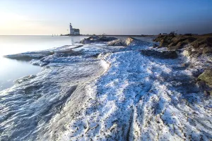 Long Exposure Lake Scene Stampe: Lighthouse Marken
