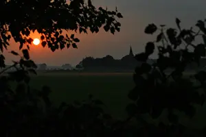 Netherlands Evening Landscape Stampe: Persingen