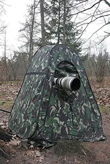 Wildlife Photography Equipment Stampe: schuiltent, hide