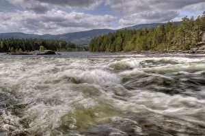Norway River Landscape Stampe: Setesdal