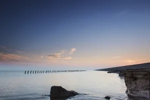 Low Tide Mudflats Europe Stampe: Waddensea