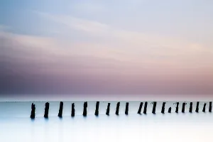 Low Tide Mudflats Europe Stampe: Waddensea
