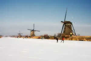 Holland Landscape Photography Stampe: Winter