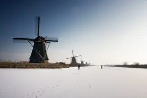 Holland Landscape Photography Stampe: Winter