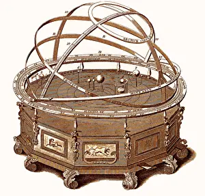 Ancient Astronomy Tools Stampe: Celestial Sphere