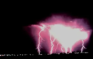 Cloud To Ground Lightning Stampe: Cloud-To-Ground Lightning