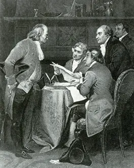 USA Historical Figures Stampe: Committee of Five, Declaration of Independence
