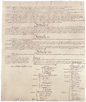 American Patriotism Stampe: US Constitution