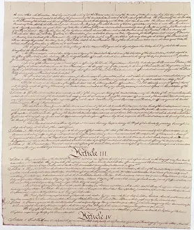 United States Founding Fathers Stampe: US Constitution