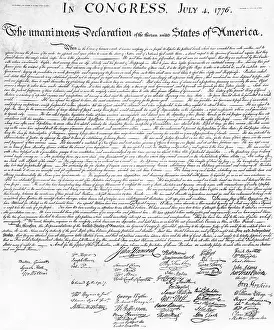 American Independence Day Stampe: Declaration of Independence