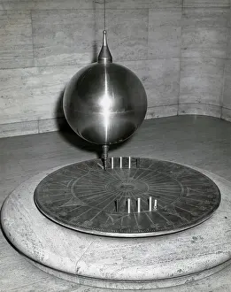 French Science History Stampe: Foucault Pendulum
