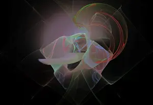 Abstract Fractals Stampe: Fractal Flame