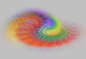 Digital Art Backgrounds Stampe: Fractal Flame