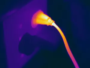 Thermography Images Stampe: Resistive Heating of a Wire