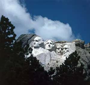 Abraham Lincoln Statue Stampe: Mount Rushmore