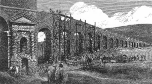 Civil Engineering History Stampe: Building Roman Aqueduct