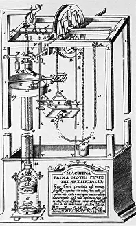 Science History Images Stampe: Perpetuum Mobile