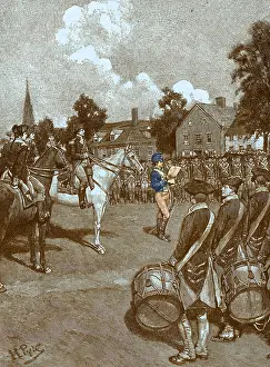 Declaration Of Independence Stampe: Reading of Declaration of Independence, 1776