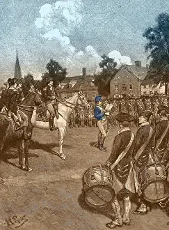 Declaration Of Independence Stampe: Reading of Declaration of Independence, 1776