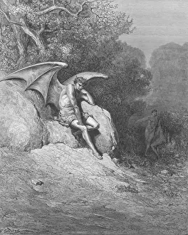 Paradise Lost Artwork Stampe: Satan, by Dore